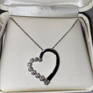 Diamond heart necklace